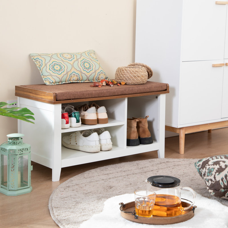 Shoe Storage Bench factory White